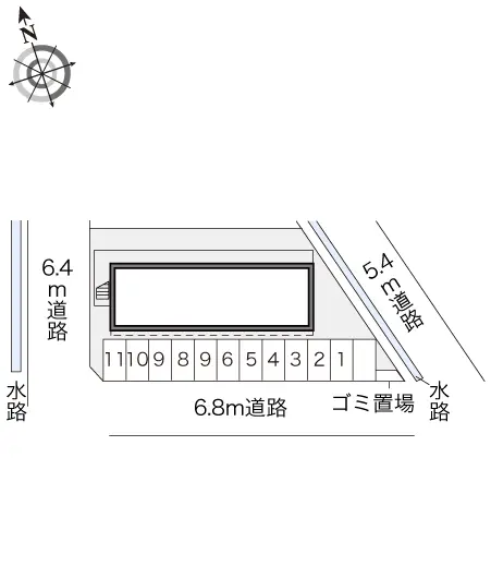 ★手数料０円★岐阜市領下５丁目　月極駐車場（LP）